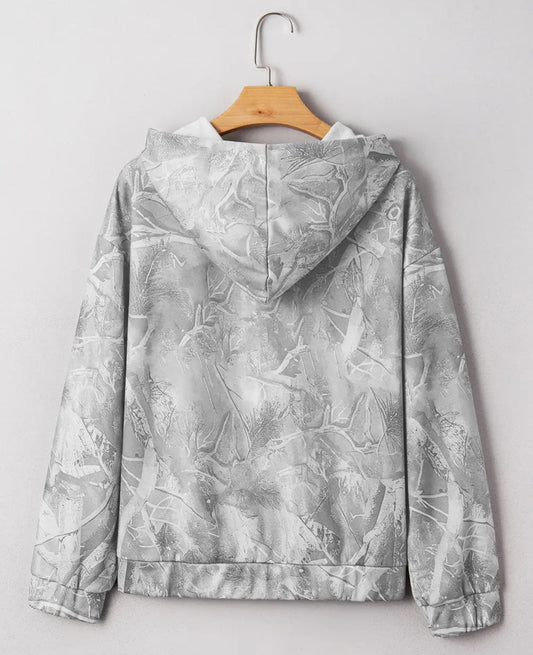 CAMO WOODLAND OVERSIZED HOODIE