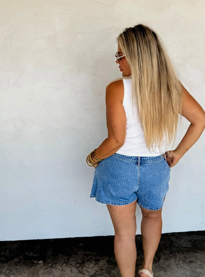 SUTTON PLEATED SHORTS