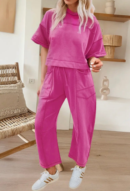 BLUE 2 PIECE LOUNGE SET