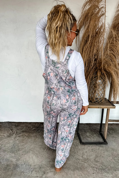 Camo Print Overalls