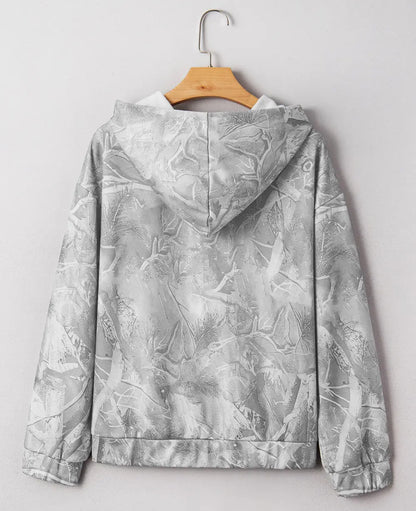 CAMO WOODLAND OVERSIZED HOODIE