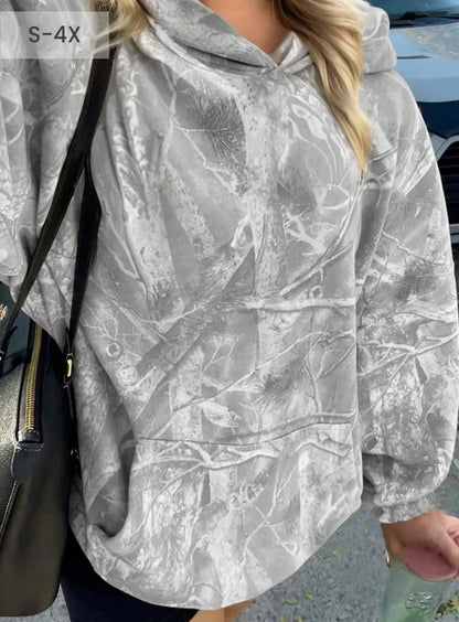 CAMO WOODLAND OVERSIZED HOODIE