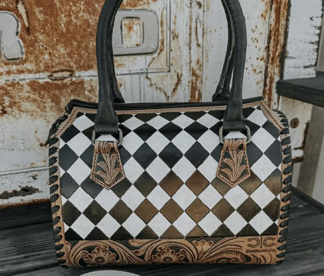 SPEEDY CHECKERED BAG