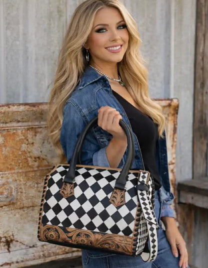 SPEEDY CHECKERED BAG