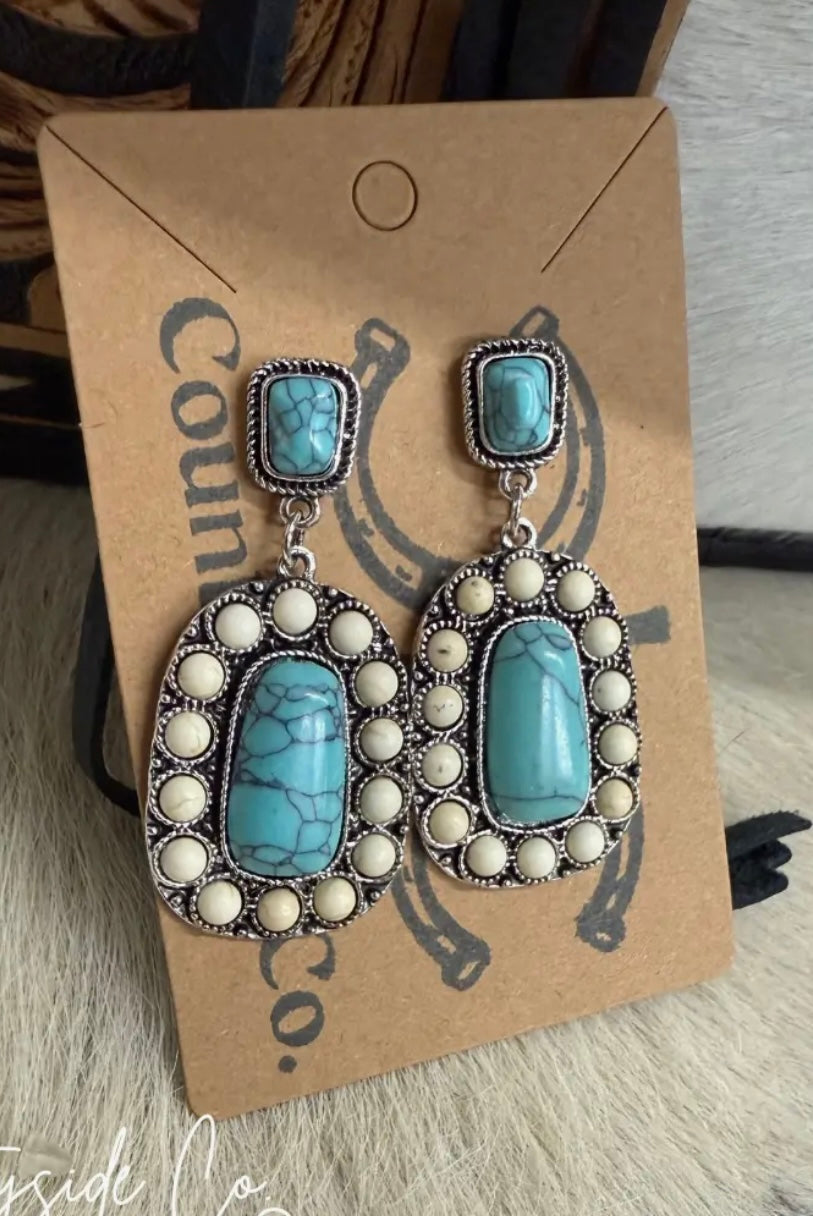 Turquoise Dangle Earrings