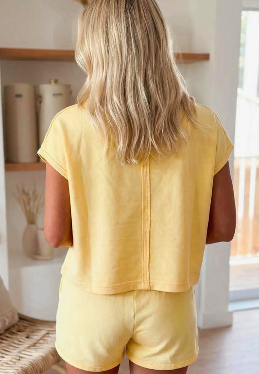 Yellow Polo Set