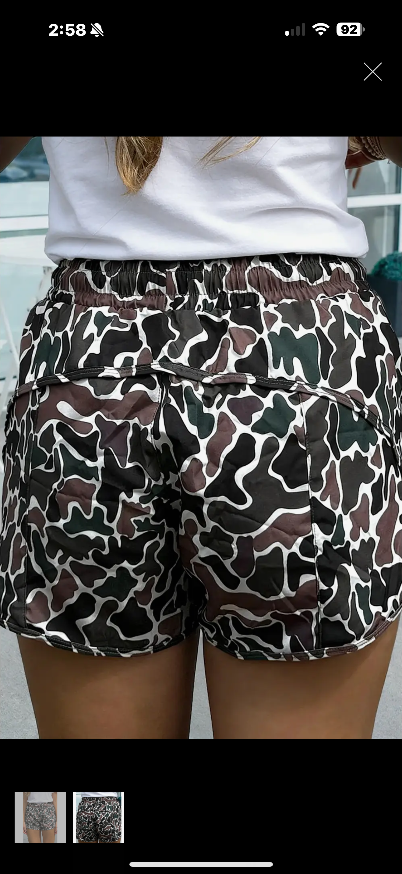 Camo shorts