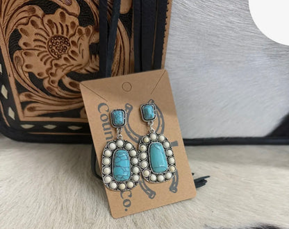 Turquoise Dangle Earrings