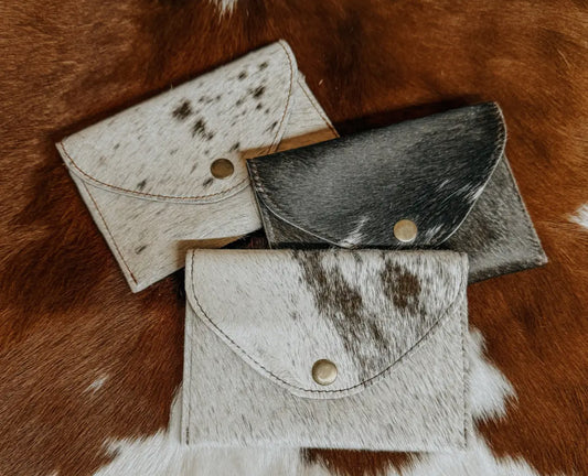 COWHIDE POUCH BAG ORGANIZER