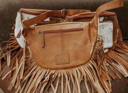 COWHIDE SLING BAG
