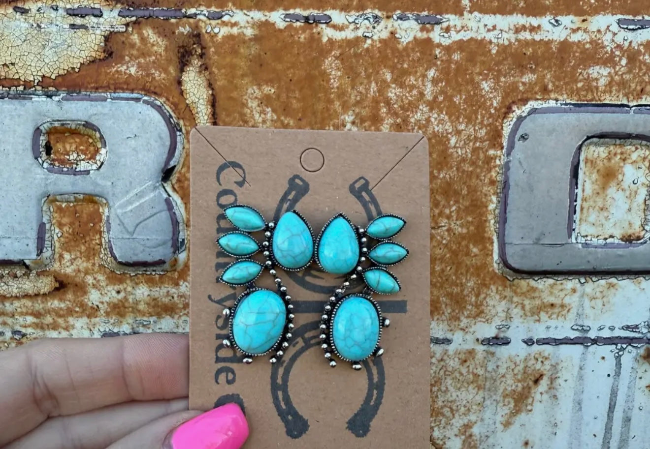 NASH FAN FAUX EARRINGS