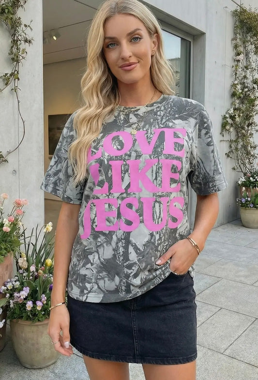 Love like Jesus pink
