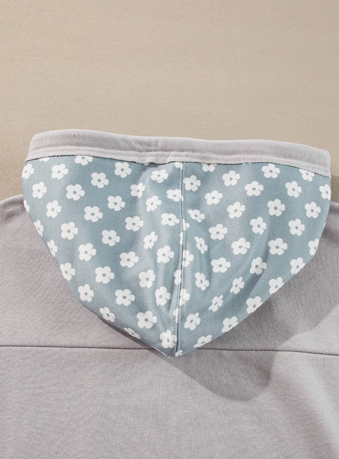 BOHO FLORAL PATCHWORK STAR PATTERN HOODIE
