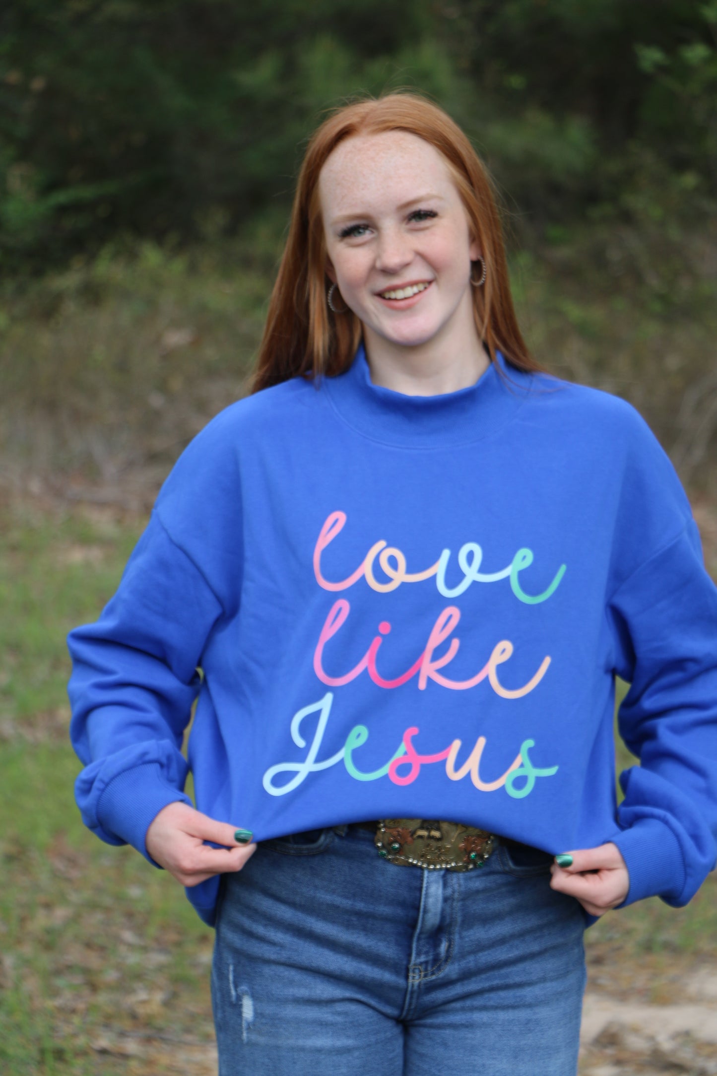 LOVE LIKE JESUS MOCK NECK