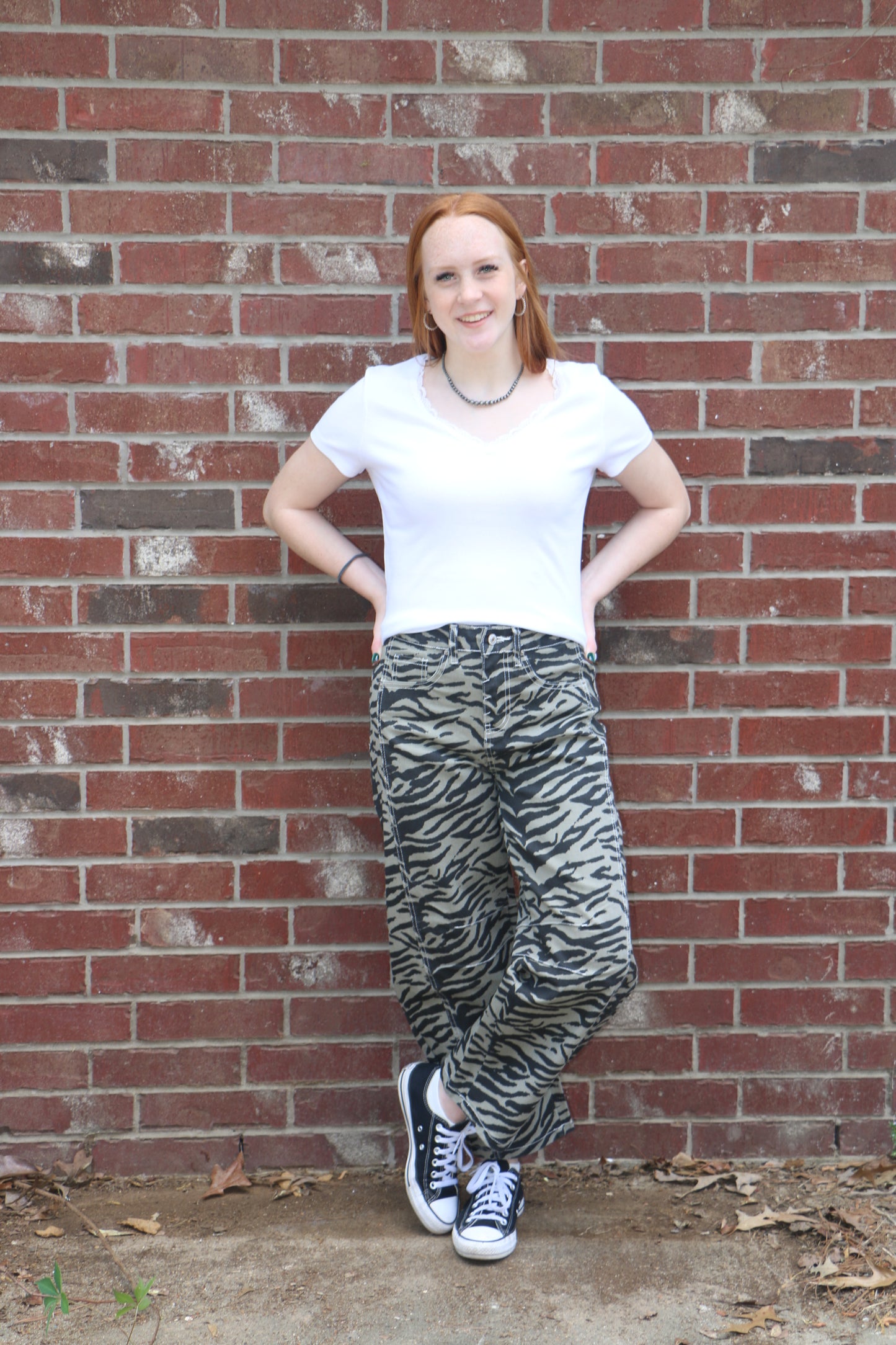 ZEBRA BARREL JEANS