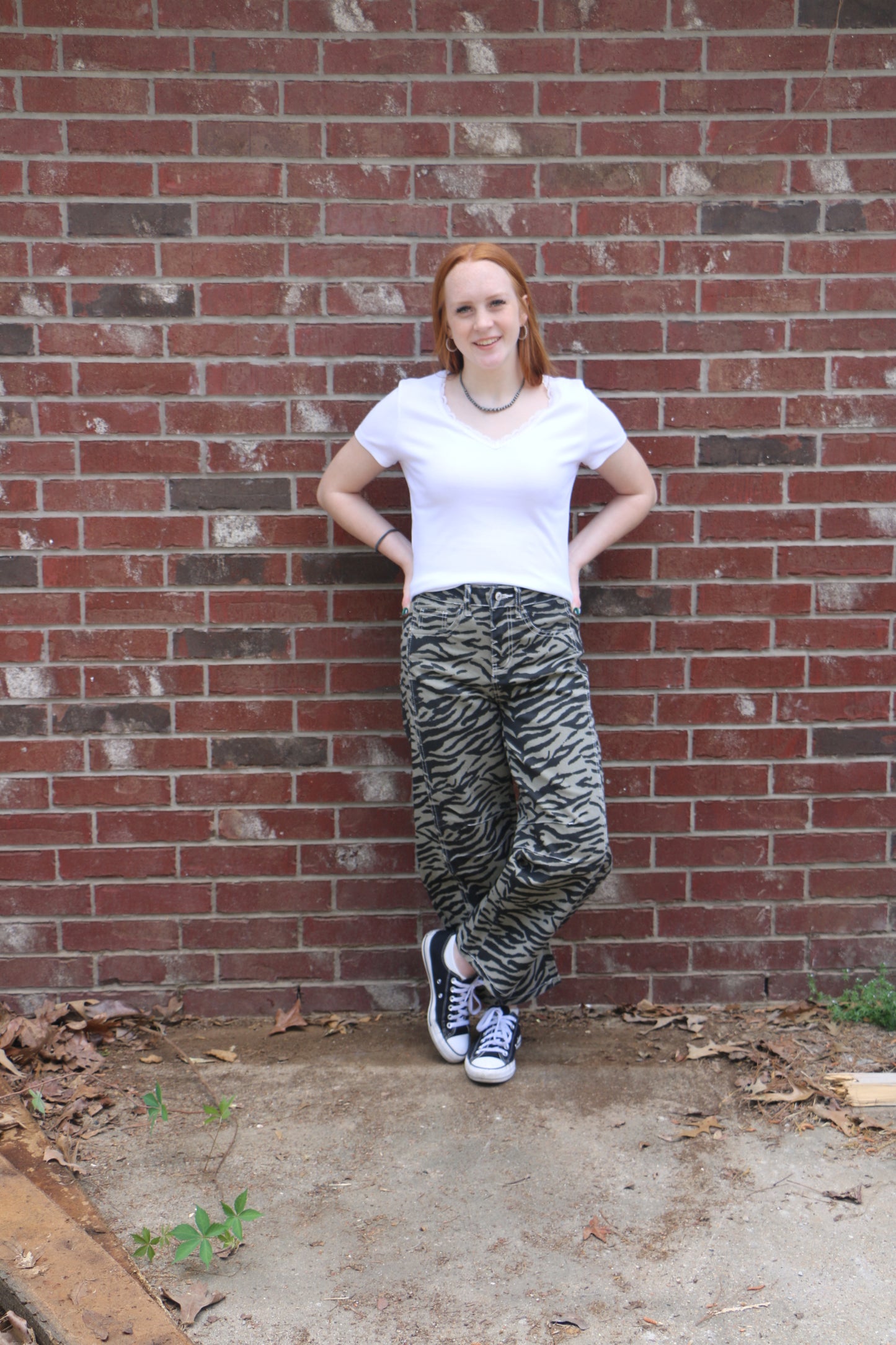 ZEBRA BARREL JEANS